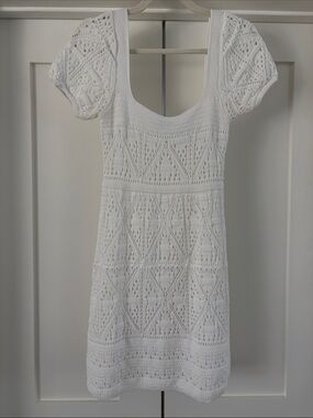 zara pearl knit dress | Dresses | Zara With Fringe Size L Sequin